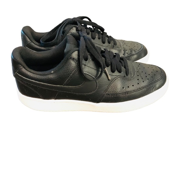 Nike Women's sz 9 Court Vision Low Black Sneaker Style #CD5434002 - Picture 4 of 11